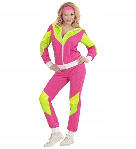 Kostým Dresiara Teplákovka 80. Léta Sportovec Růžový XXL