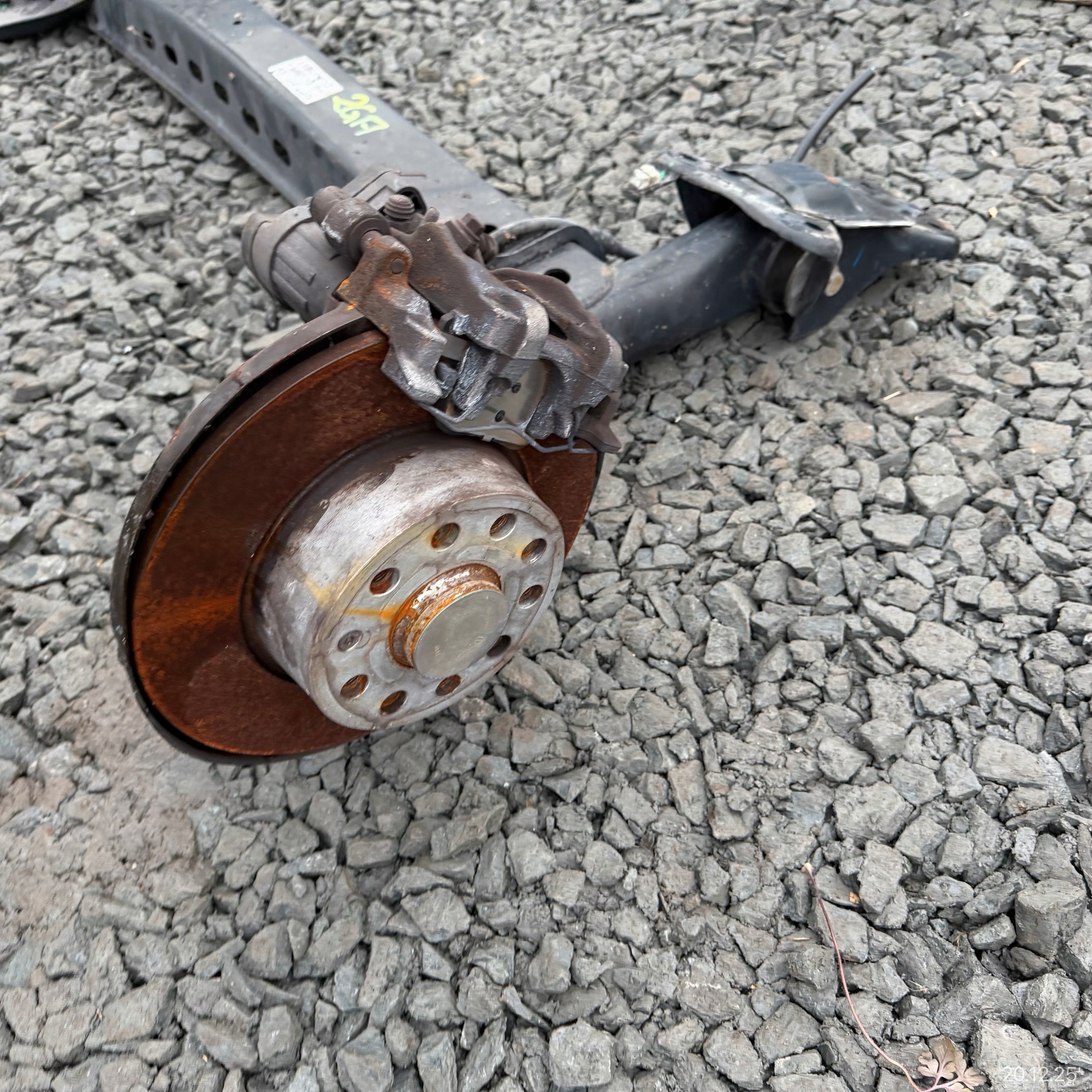 suspension beam axis rear complete VW VOLKSWAGEN T-ROC 2GA discs