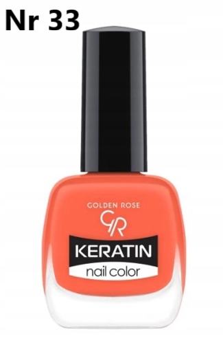 

Lakier do paznokci keratyna Golden Rose Keratin 33