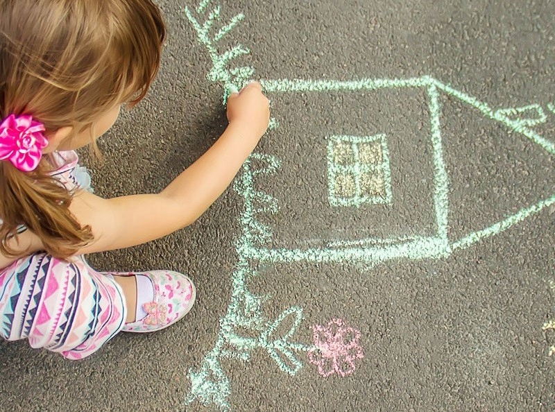 Kreda chodnikowa kolorowa gruba JUMBO CRICCO 20 szt wiaderko Marka Cricco