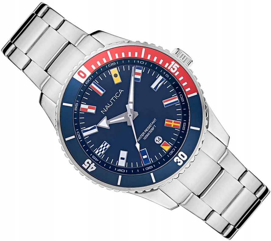 Pánské Hodinky Nautica NAPPBS022 Pepsi Diver WR100