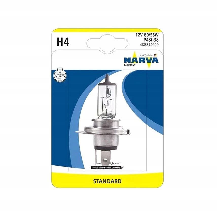 

Narva H4 Żarówka 60/55W Standard 12V 48881 1szt.