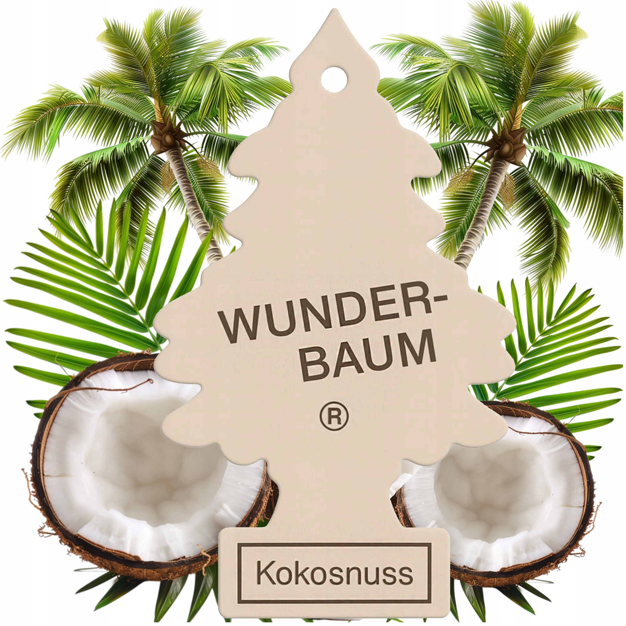 Choinka Wunder Baum Kokos Kokosowy Zapach Samochodowy Zawieszka