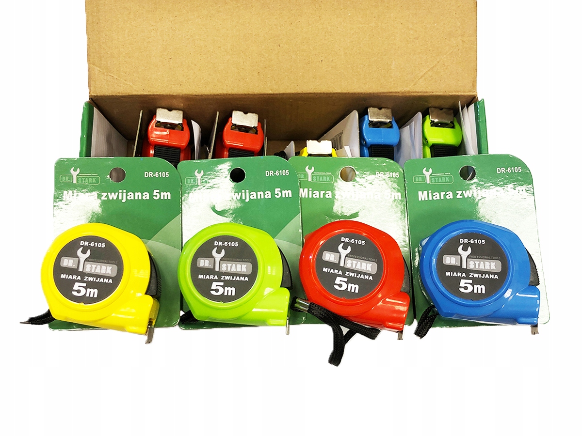 

Dr.stark Miara zwijana Taśma 5M Kolor opak. 12szt