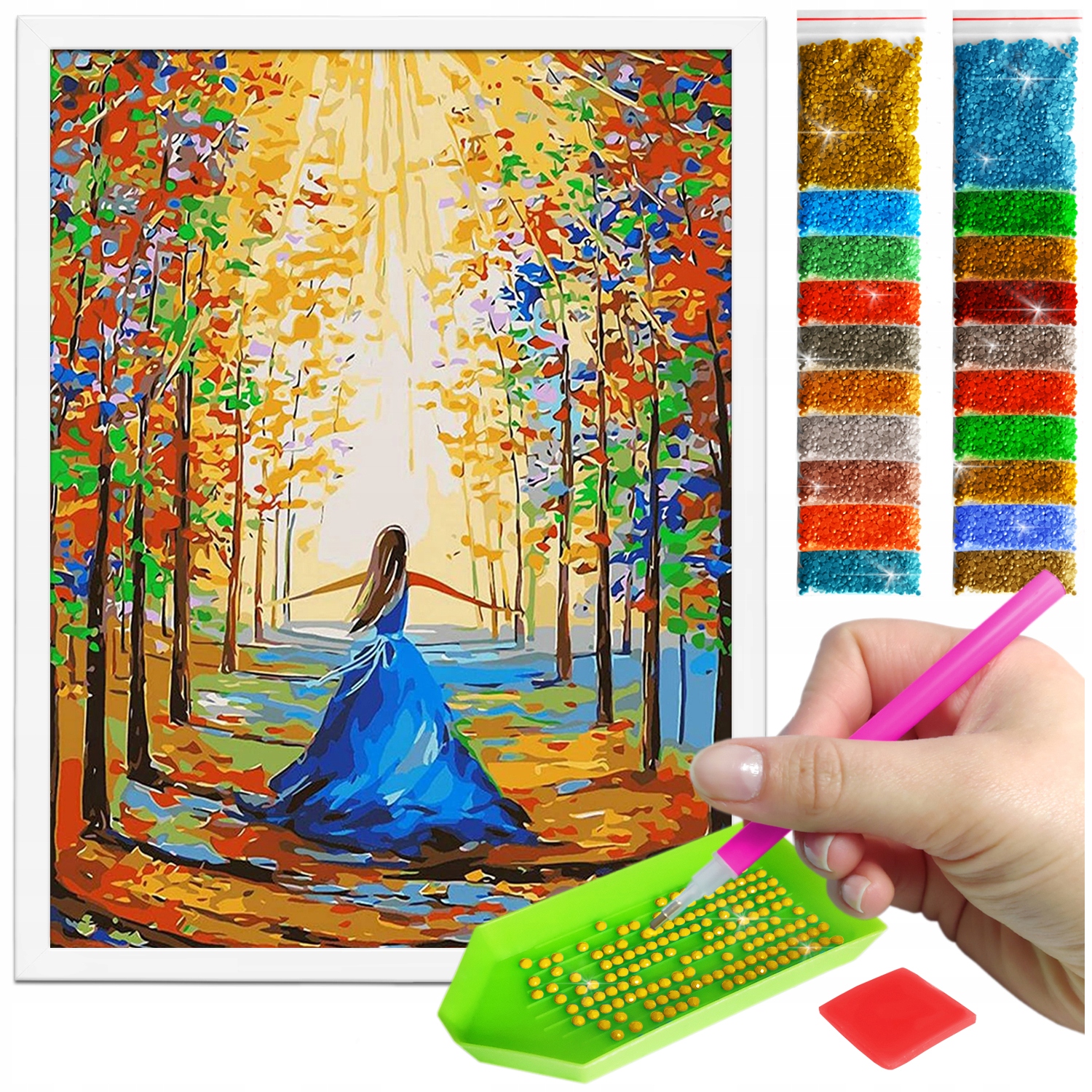 Haft Diamentowy Obraz Diamond Painting Ramka