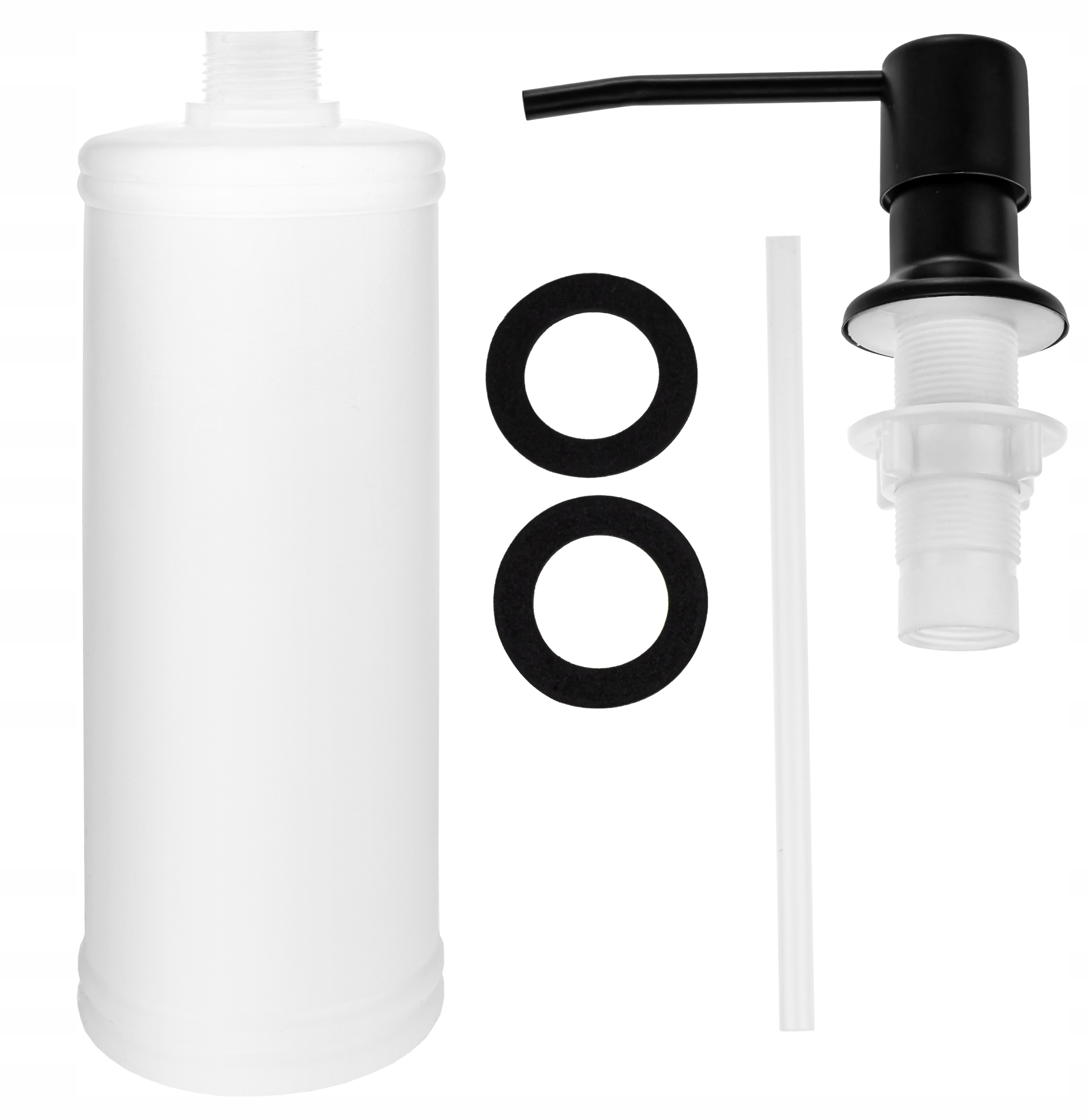 DOZOWNIK DO PŁYNU DO NACZYŃ DOZOWNIK MYDŁA DO ZLEWOZMYWAKA UMYWALKI CZARNY EAN (GTIN) 5904978120072