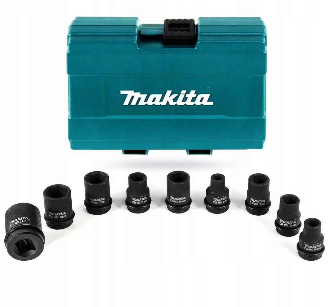 

Zestaw 9 nasadek udarowych 1/2' Makita B-66232