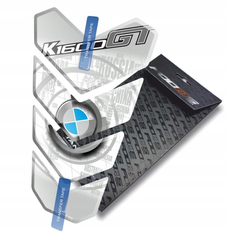 Tank-pad od firmy Fooqs pro Bmw K 1600 Gt K1600GT Bílý
