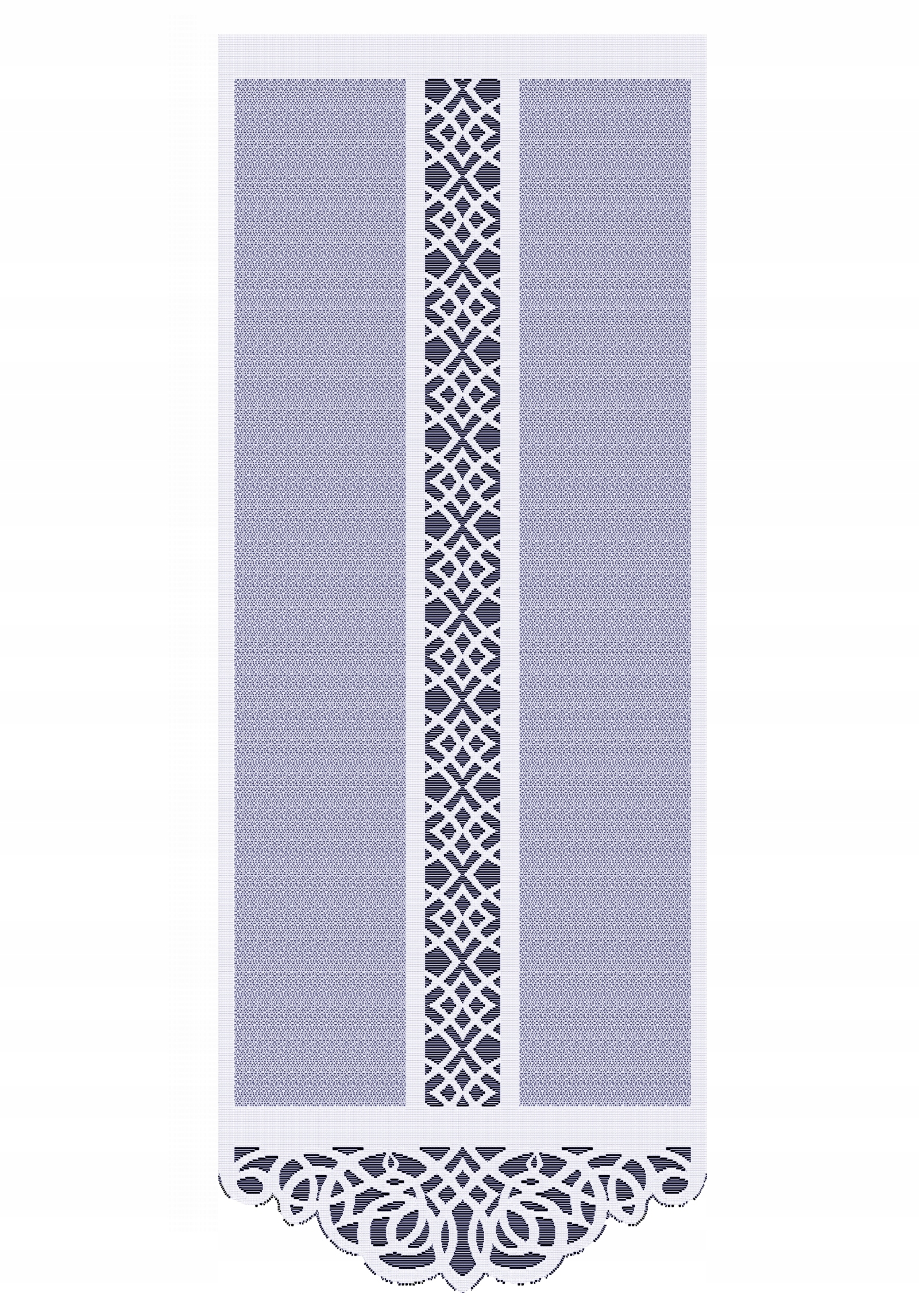 

Panel Ażur Firana Gotowa Żakard 75x200 Aste