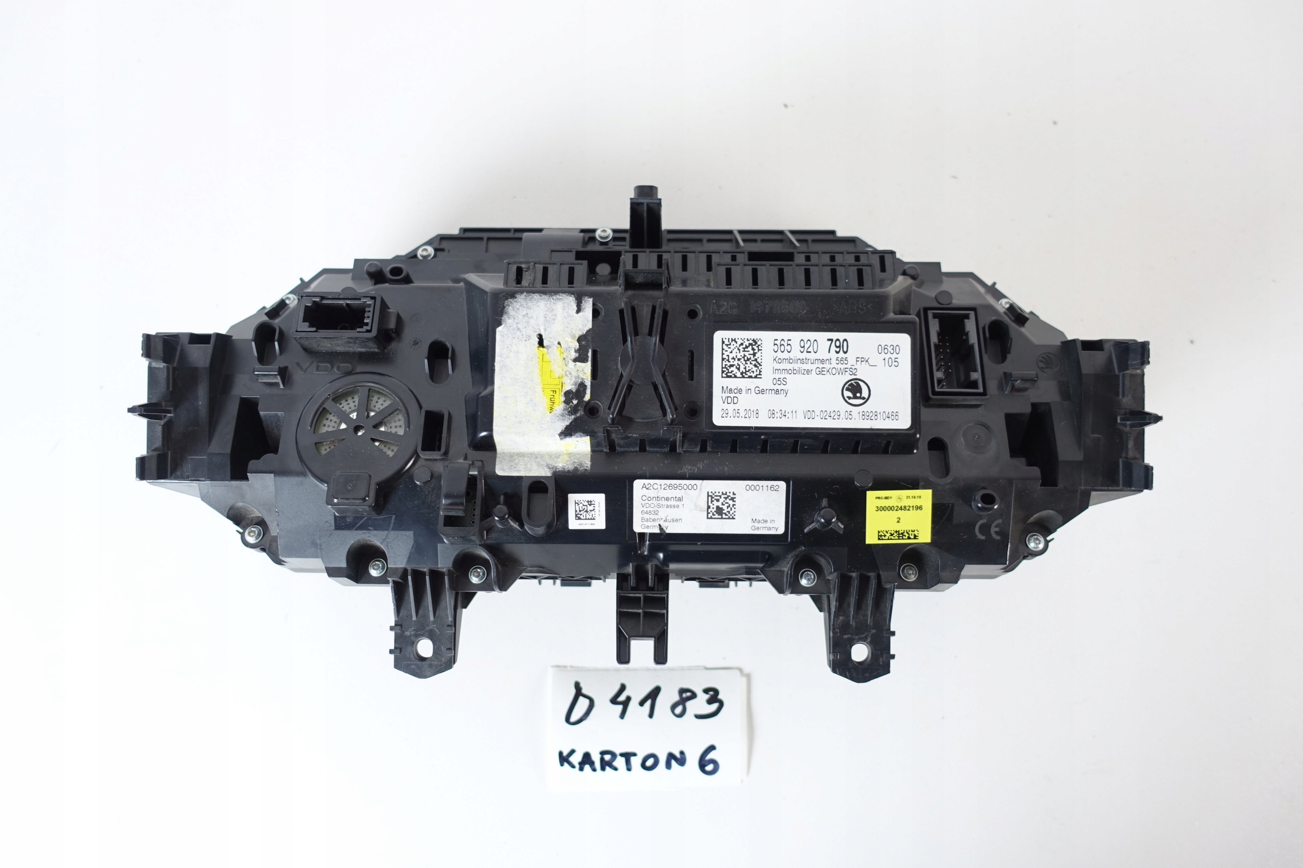dials VIRTUAL dials LCD SKODA KAROQ KODIAQ