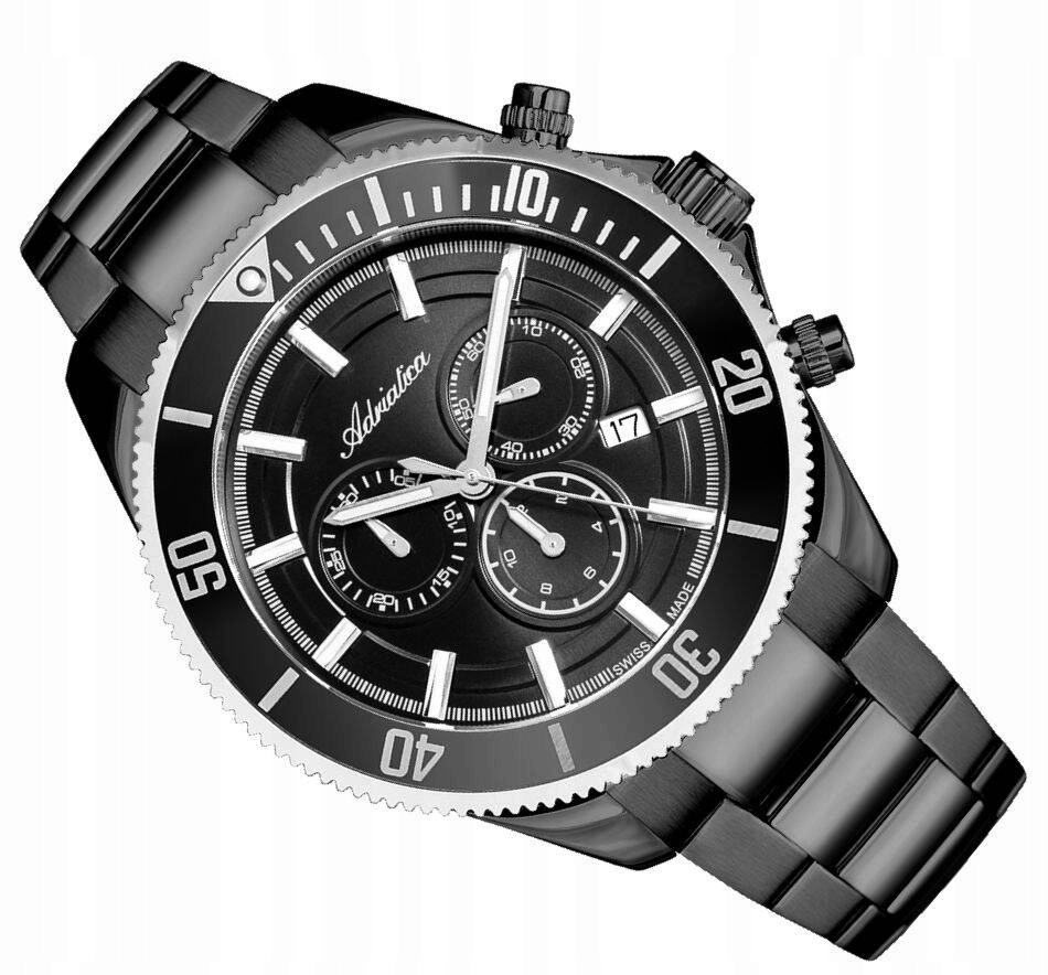 Pánské Sportovní Hodinky Adriatica Chronograf A1139.