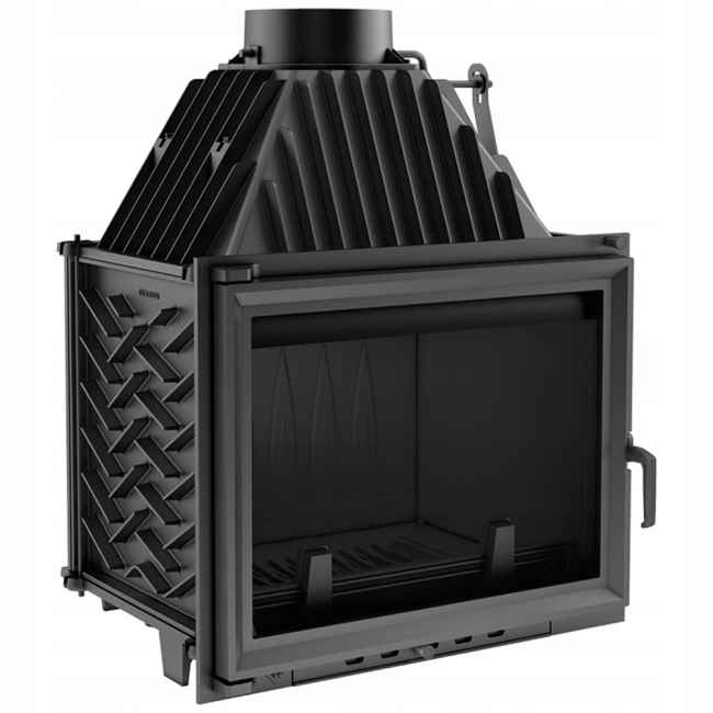 WKŁAD KOMINKOWY KRATKI kominek ZUZIA żeliwny fi 200 ekoprojekt