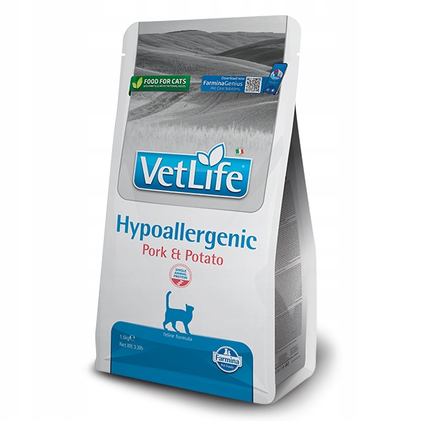 Suché krmivo Farmina Vet Life Hypoallergenic Brambory a Vepřové 1,5 kg