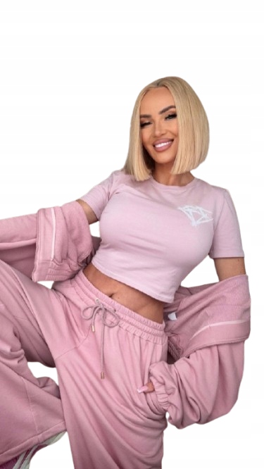 Top Duoline Pink Just Unique Růžový Xxs/xs
