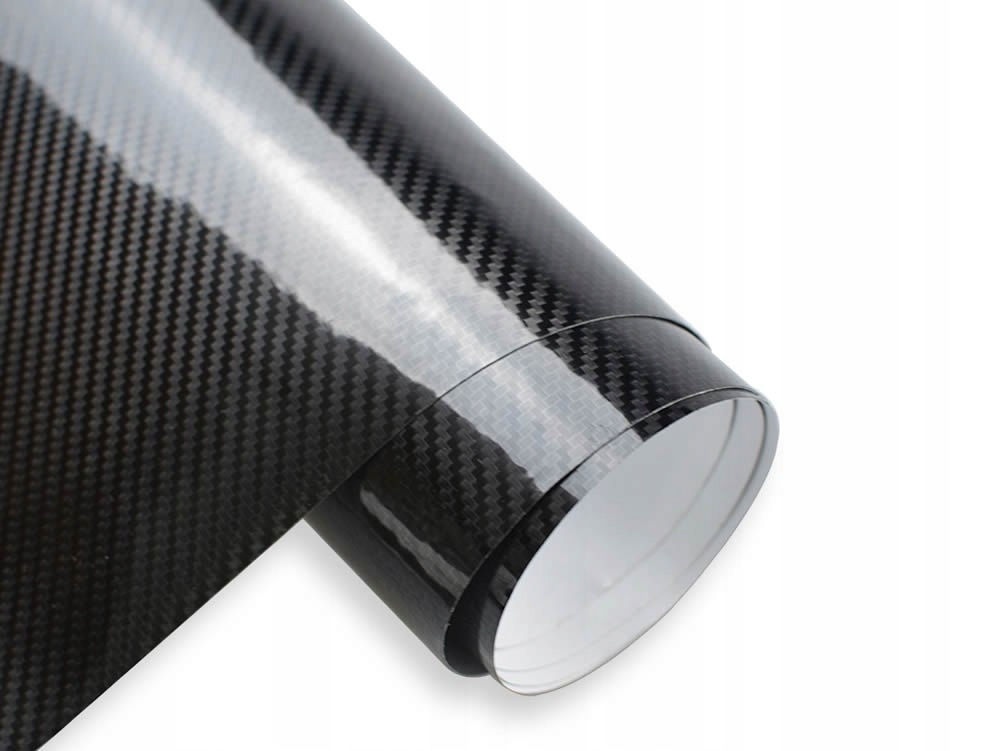 FOLIA OKLEINA CARBON 5D POŁYSK CZARNA + RAKLA Producent New Vision