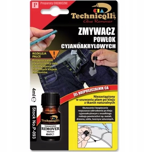 

Rozpuszczalnik Do Kleju Typu Glue Zmywacz