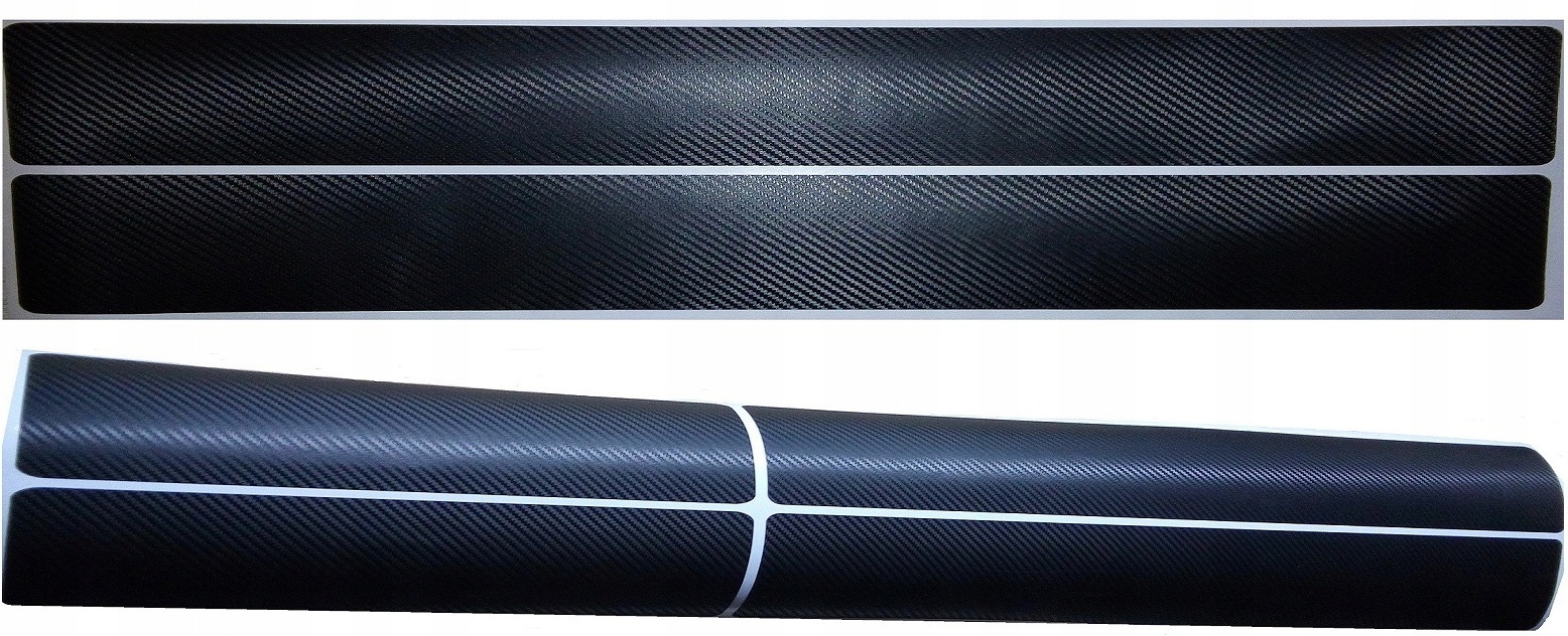 

Folia Na Progi Nakładki Carbon 3D Czarna Slim