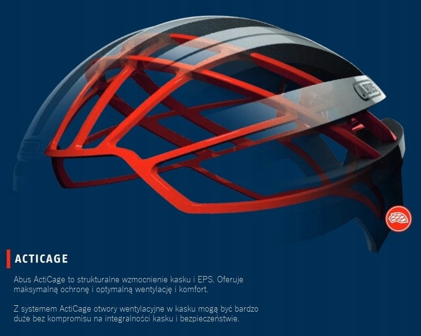 Kask Rowerowy ABUS AVENTOR M 54-58 Racing Red Typ kasku szosowy