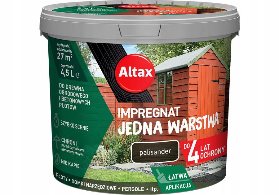 

Altax impregnat do drewna ogrodowego palisan 4,5l
