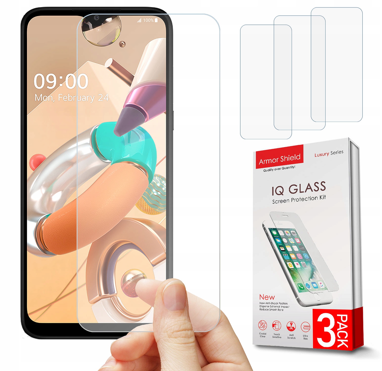 

3SZT Niepękające Szkło Do Lg K41S