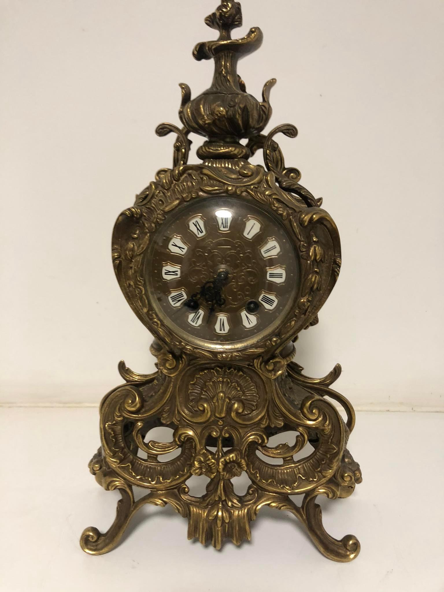 = = = Латунные каминные часы nr-228===
