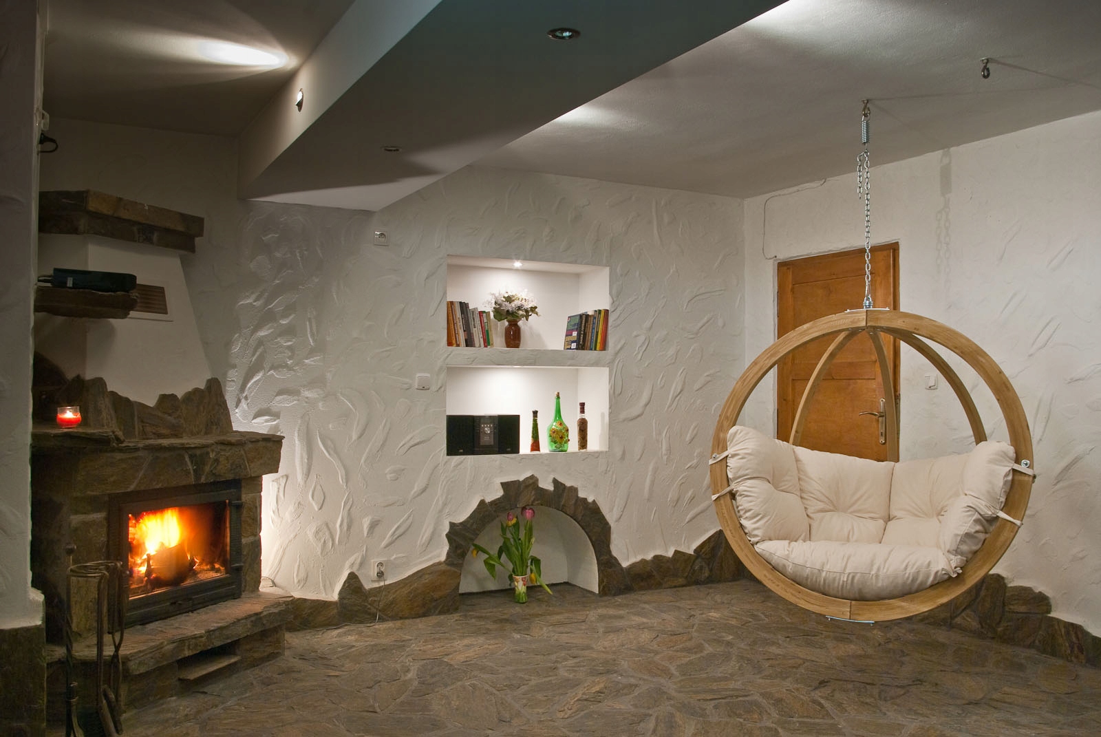 Fotel Wiszący Ogrodowy Bujany Huśtawka Kosz ZOSIA1 Linia TIMBERPLUS CZILLO SWINGPOD ZOSIA O-ZONE