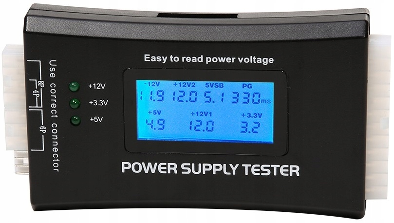 

Tester zasilaczy Molex Sata Hdd Atx Itx LCD