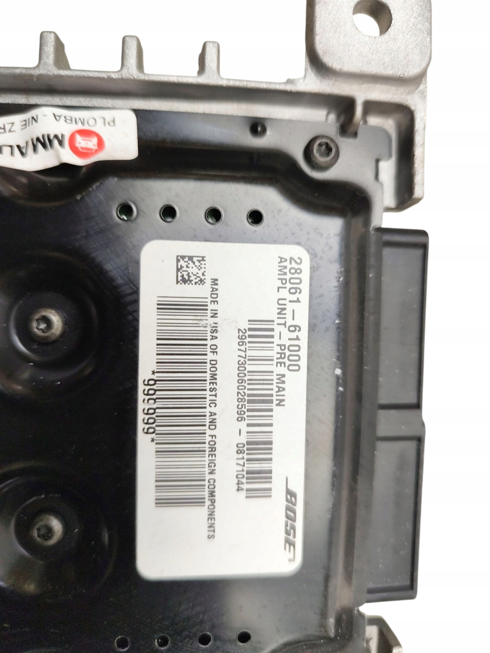 AMPLIFICATORE RADIA RENAULT KOLEOS e HY (2008-2011) 28061-61000