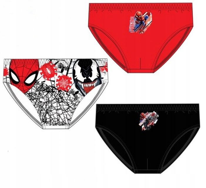 

Spiderman Zestaw 3-PAK Majtki Slipy Bawełna 4/5