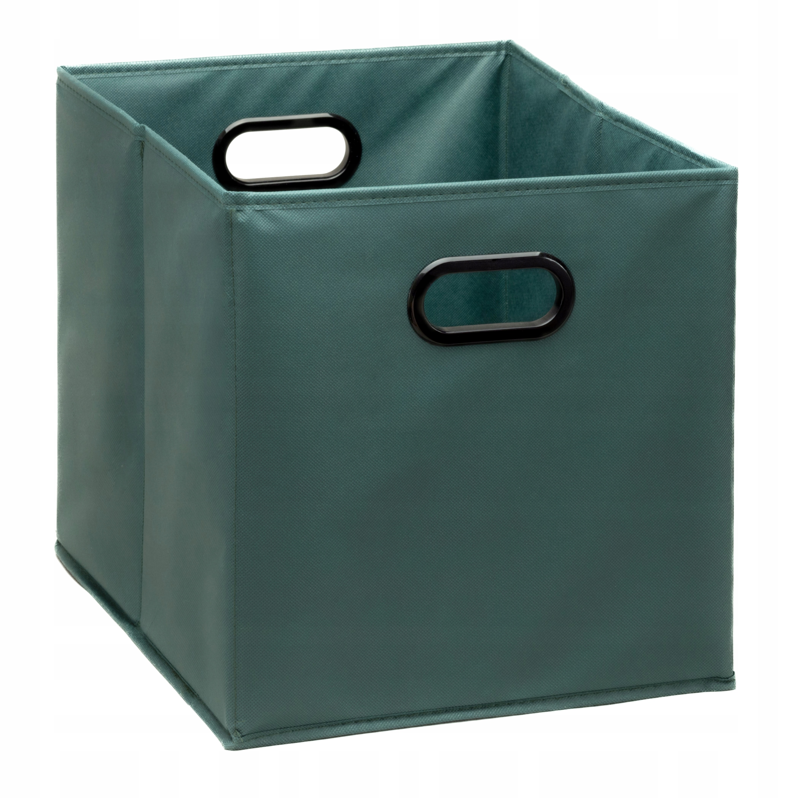 Pudełko wkład do regału Kallax CIEMNOZIELONY