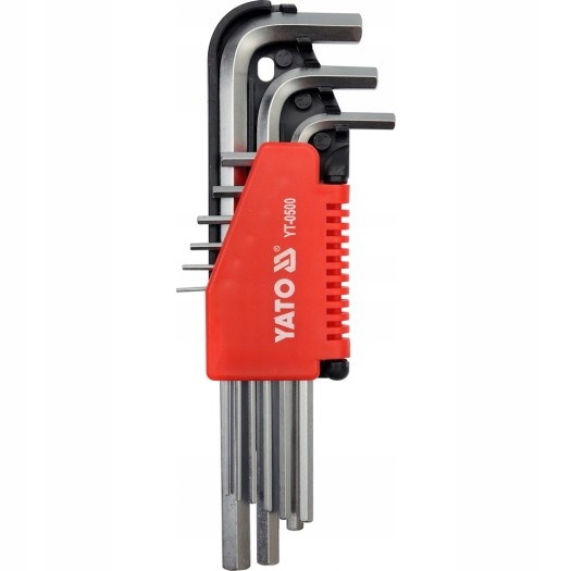 

Klucze imbusowe hex 1,5-10, kpl. 9 szt. Yato