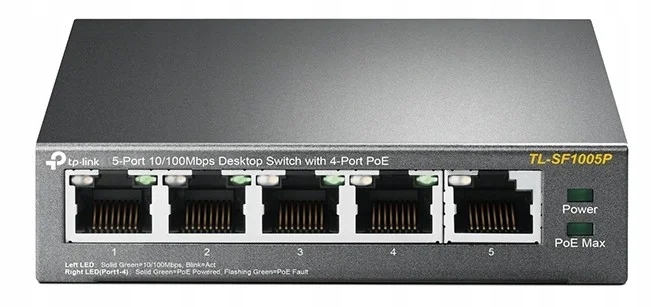 Switch Tp-link TL-SF1005P 5 portów RJ45