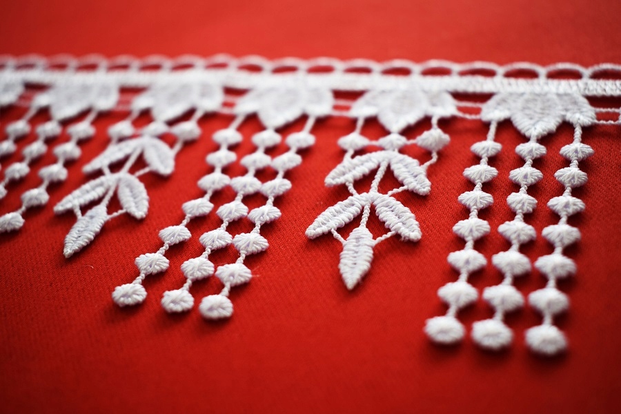 GIPIURA KORONKA 8 cm BIAŁA wzór 421 Rodzaj koronki