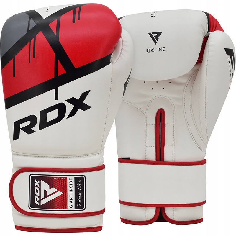 Rękawice Bokserskie Rdx F7 Ego White/red 12 Oz