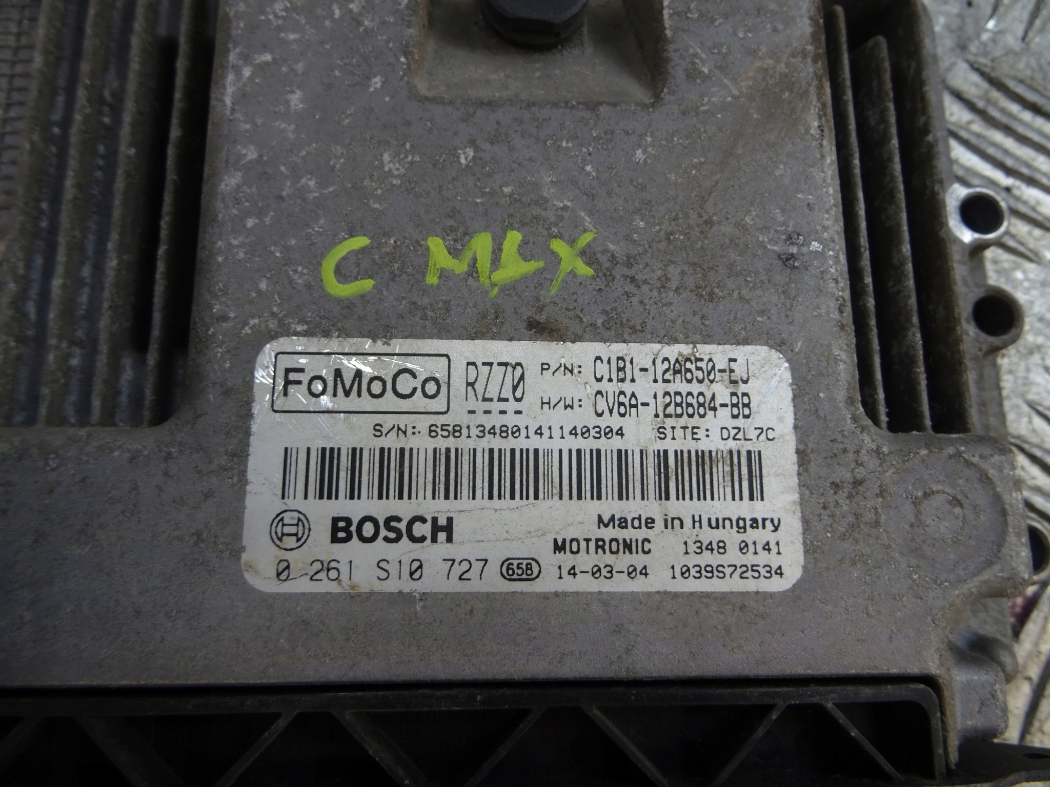 FORD FOCUS MK3 computer Motore 0261S10727 1.0 ECOBOOST