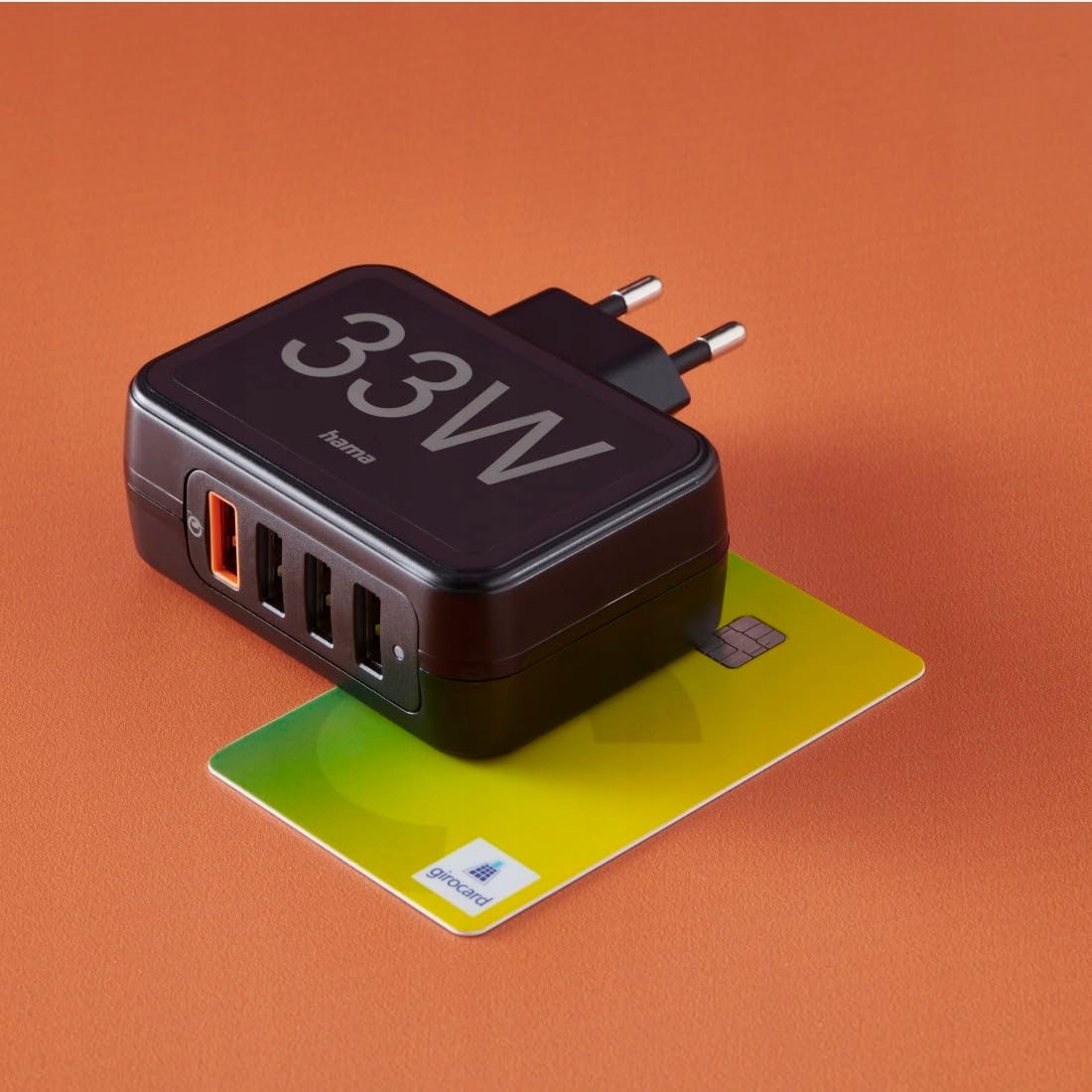 HAMA Ładowarka USB 4-Porty 33W Szybkie Ładowanie Qualcomm Quick Charge 3.0 — miniatura 2