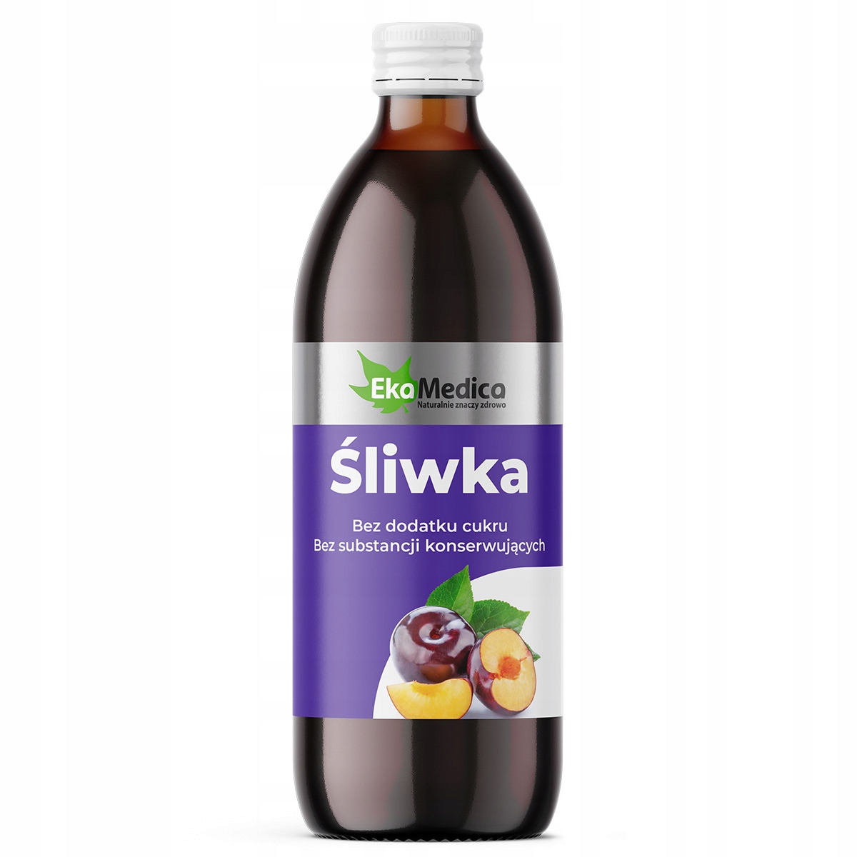 

Ekamedica Sok ze śliwki 100% 500 ml