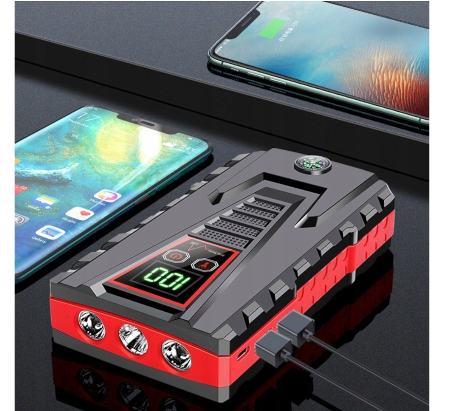 URZĄDZENIE ROZRUCHOWE BOOSTER POWERBANK 4w1 12V Kod producenta ghsrh1234