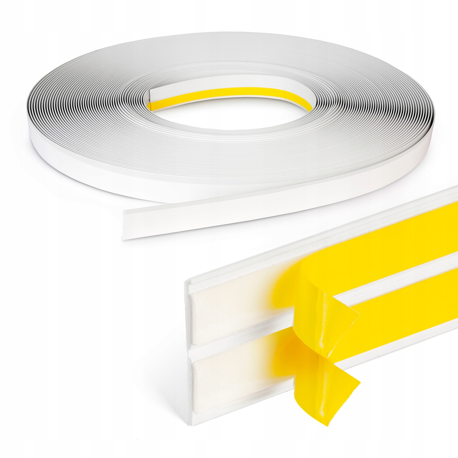 Maskovací lišta Samolepicí Elastická 35x35 mm Bílá Pvc 20 m