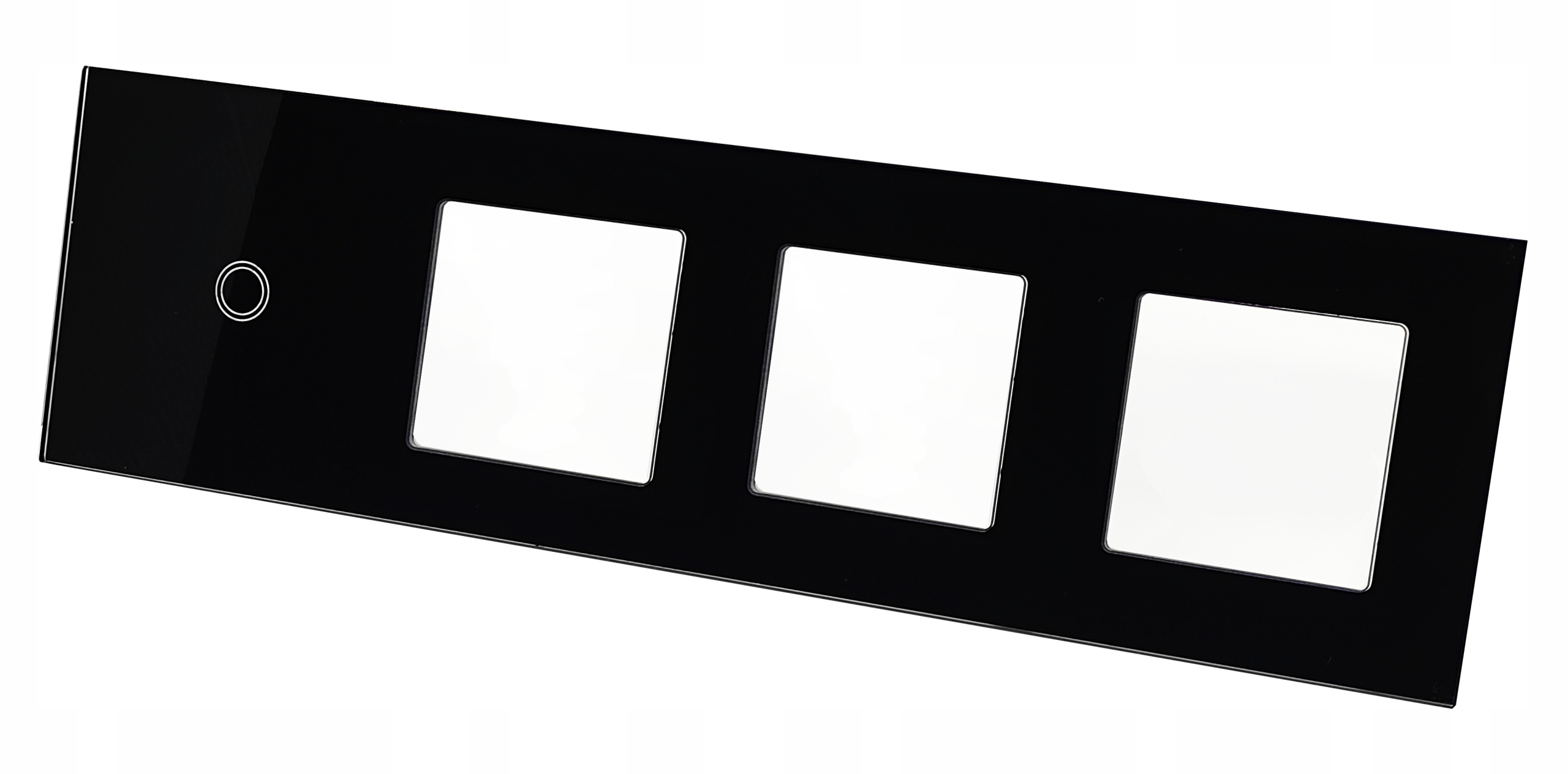 

Panel Szklany Dotykowy Włącznik Gniazdo 1+1G+1G+1G