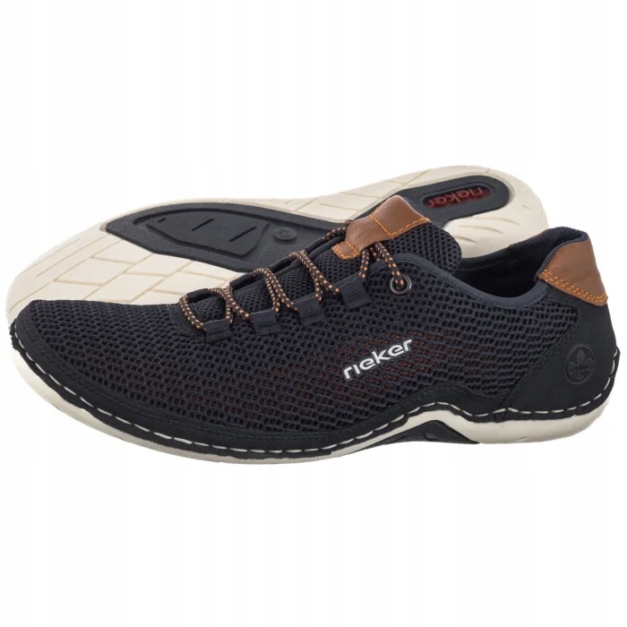 Pánské polobotky Rieker modré 07555-14 Blue