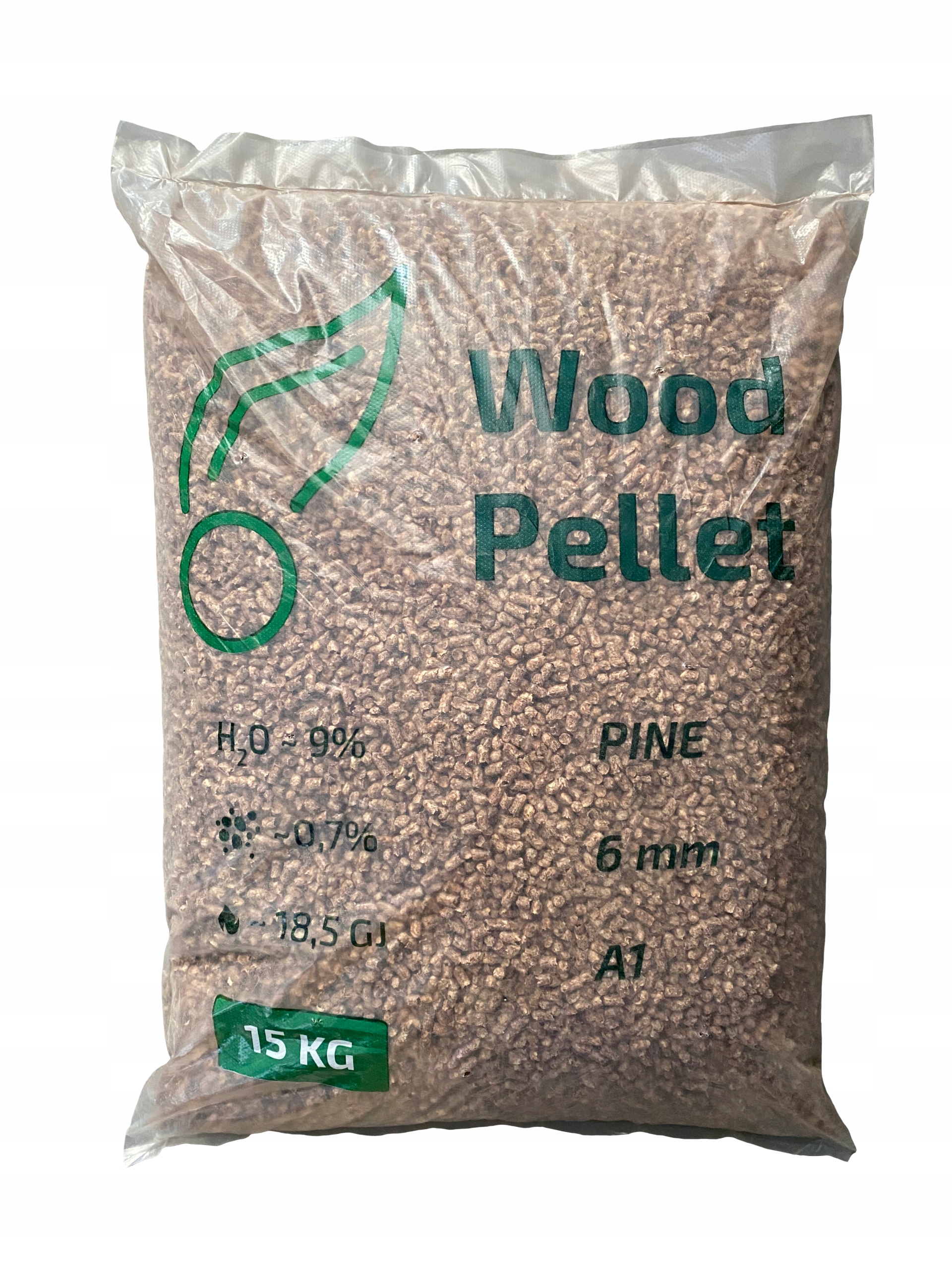 PELLET DRZEWNY A1, worek 15kg, opał, żwirek, 6mm 12504044334 Allegro.pl
