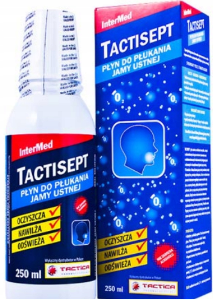 

Tactisept Płyn do płukania jamy ustnej 250 ml