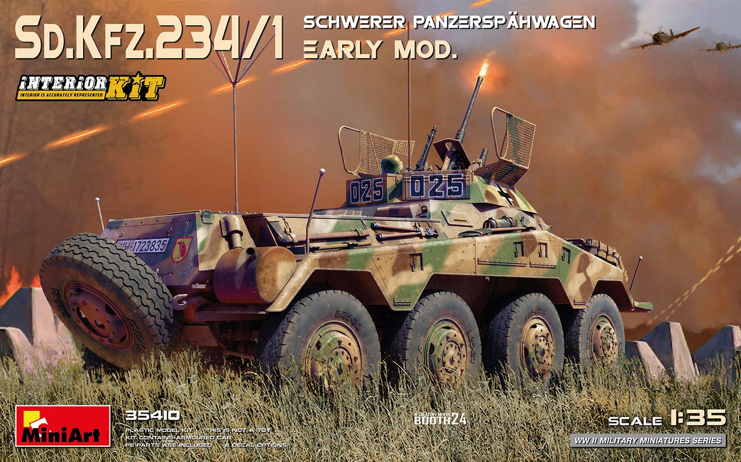 Sd.Kfz.234/1 Schwerer Panzerspahwagen 1:35 MiniArt 35410