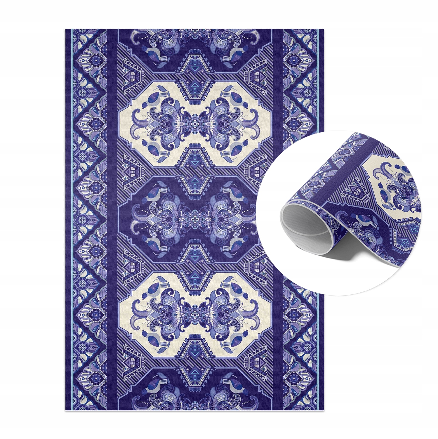 Vinylový Koberec z Pvc na Terasa Balkon do zahrady Patio Perský vzor 80x120