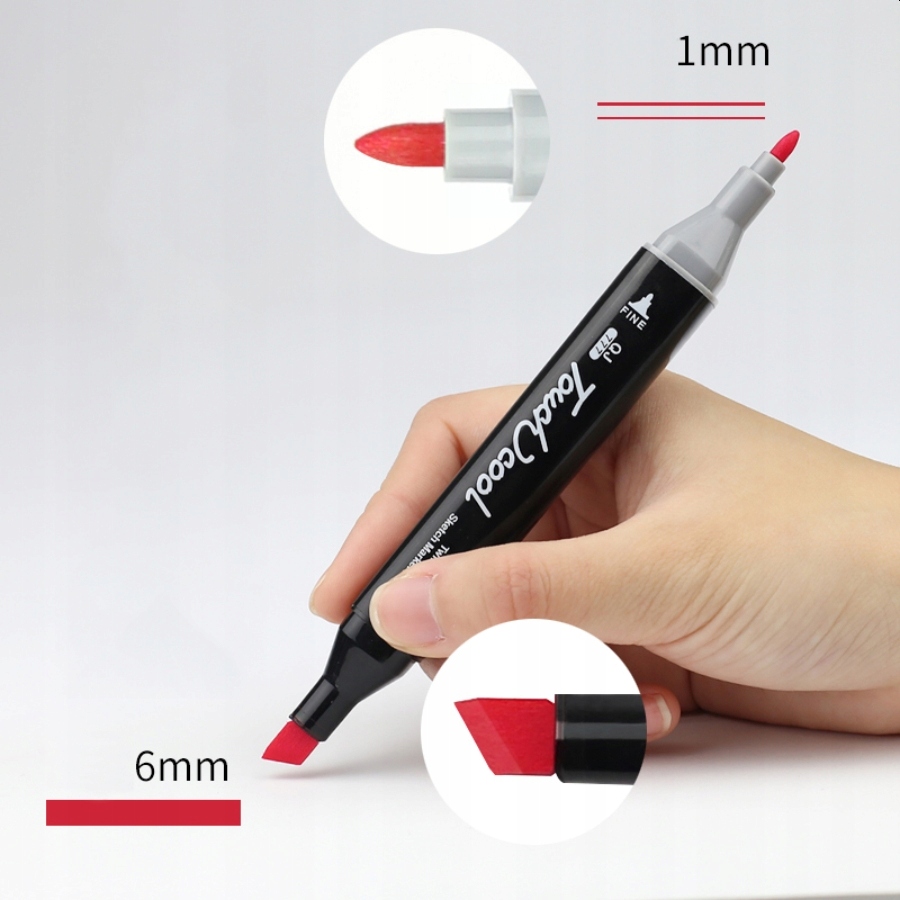 Markery mazaki zestaw dla dzieci artystów 168 sztuk kolory torba na ramię Kolor Wielokolorowy