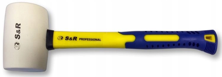 

S&r Młotek gumowy 910g biały z rękojeścią Fbrg