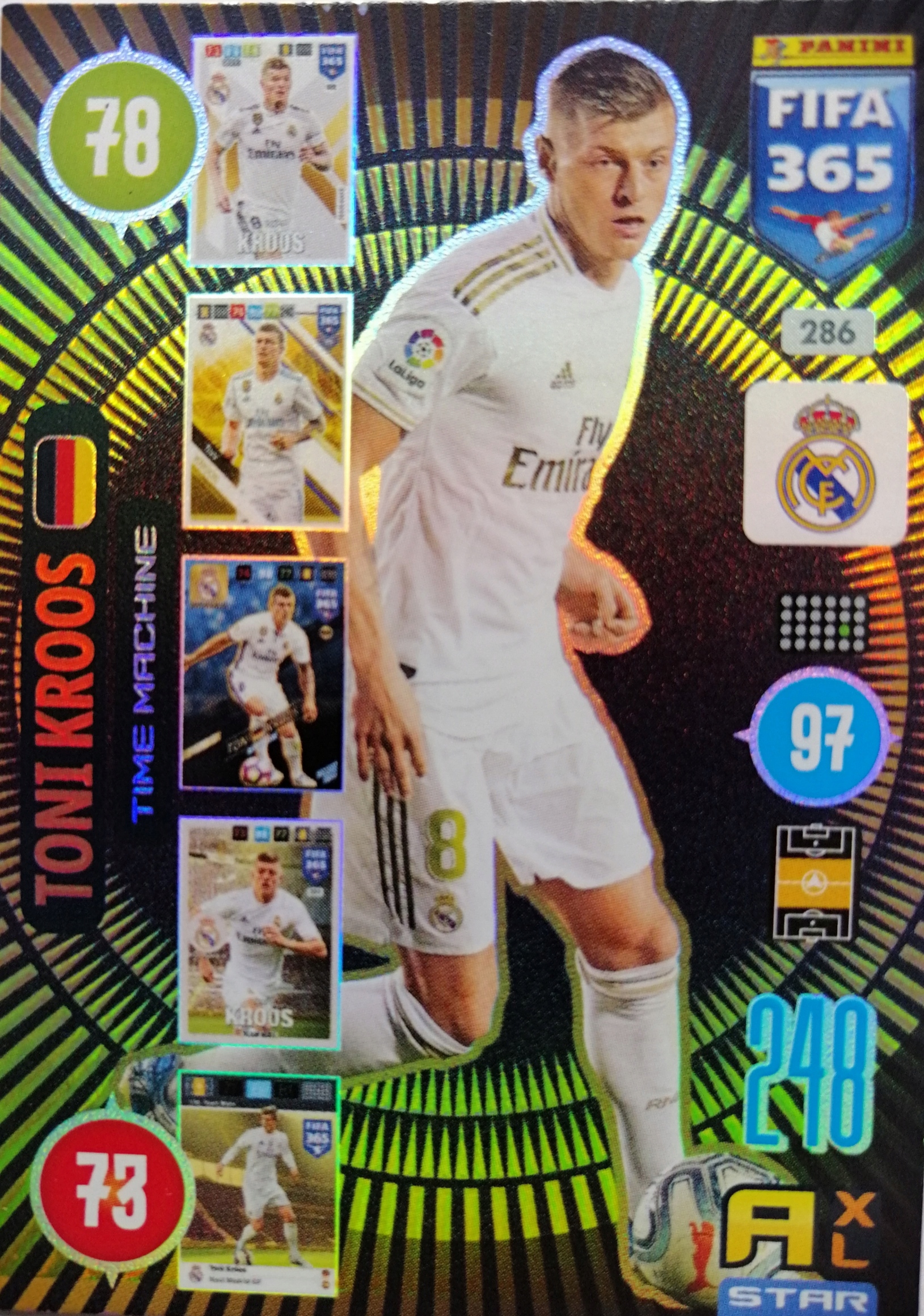 FIFA 365 2021 STAR TIME MACHINE 286 TONI KROOS