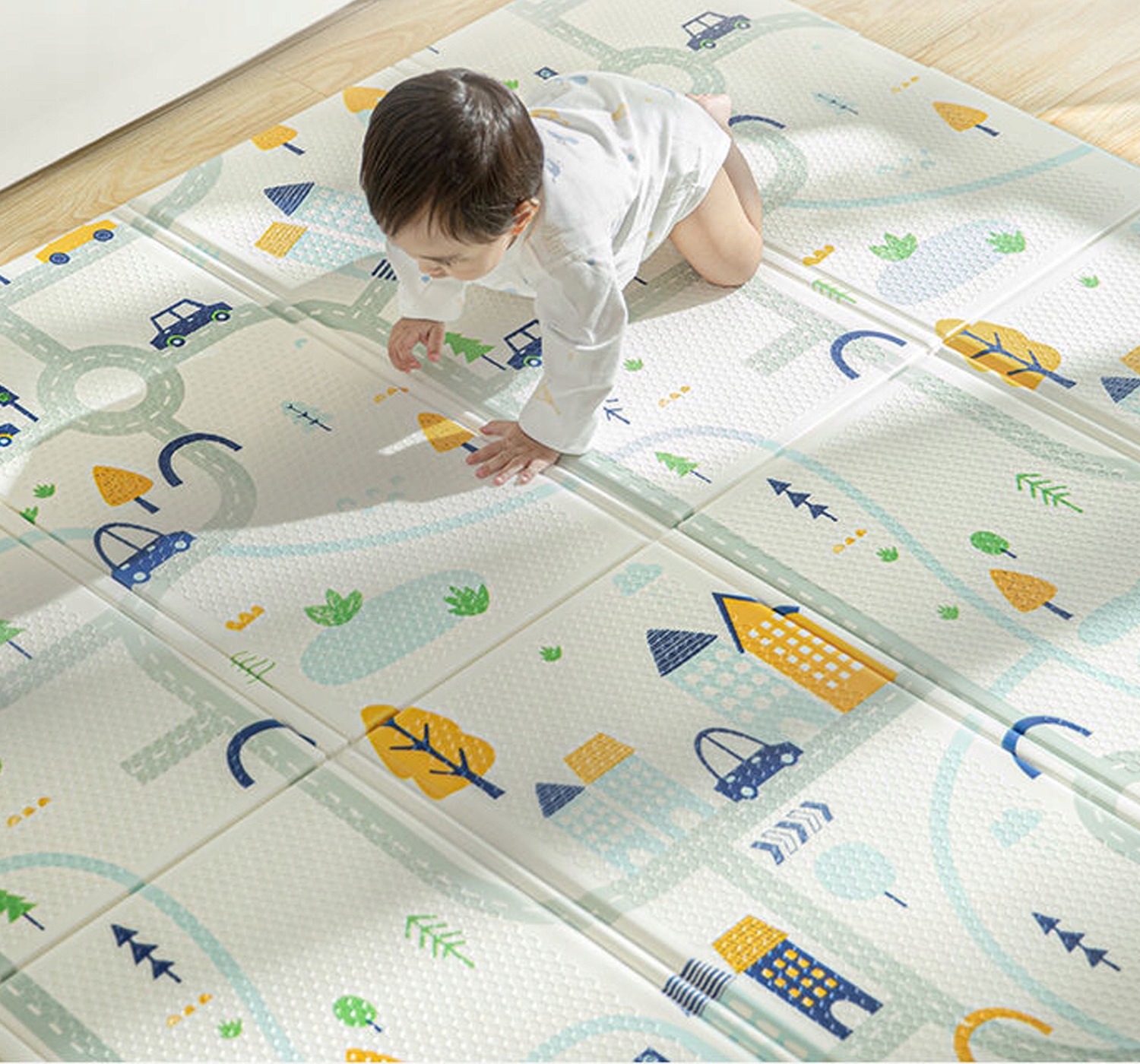 MATA PIANKOWA EDUKACYJNA SKŁADANA DUŻA 150x200cm Płeć chłopcy dziewczynki