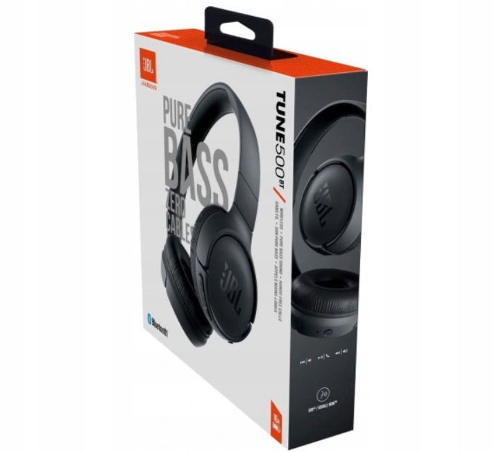 

Słuchawki Bezprzewodowe Jbl Tune 500 Bt Czarny